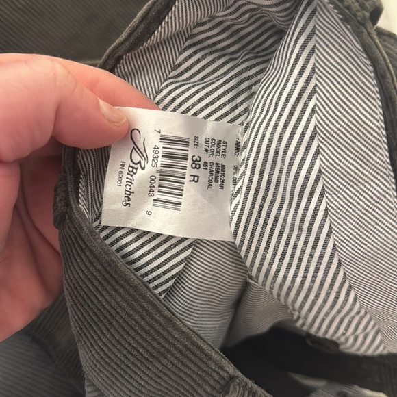 Never worn- men’s corduroy gray pant. - Picture 3 of 3